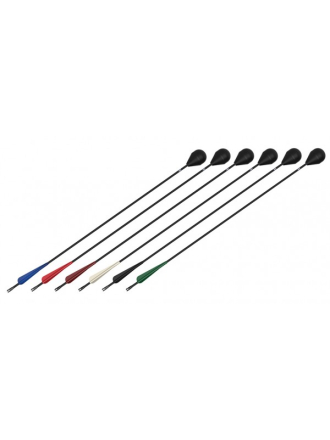 LARP Pfeil Rundkopf Sicherheitspfeil schwarzer schaft alle Farben